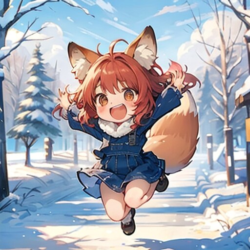 わぁ〜い、雪いっぱい♪