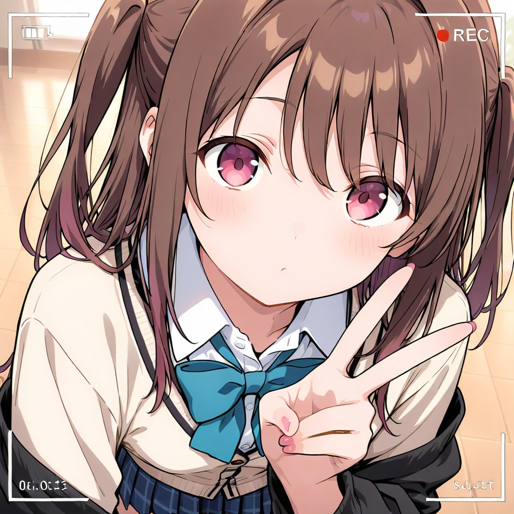 んっ（パシャ）