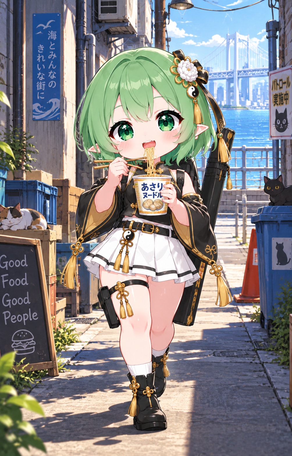 それぞれのランチ②萌葱ちゃん | の人気AIイラスト・グラビア