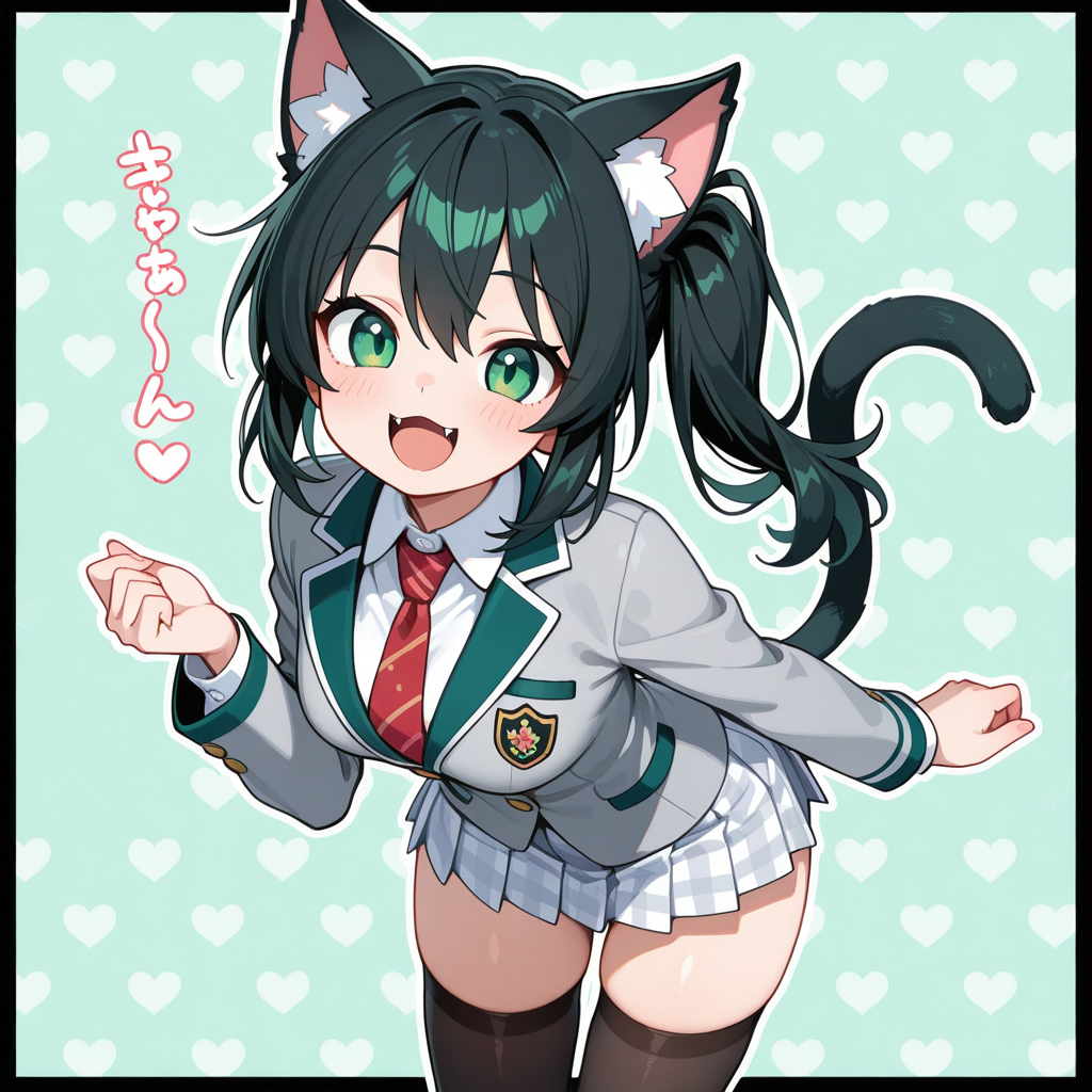 ねこちゃんになっちゃった真島幸乃ちゃん