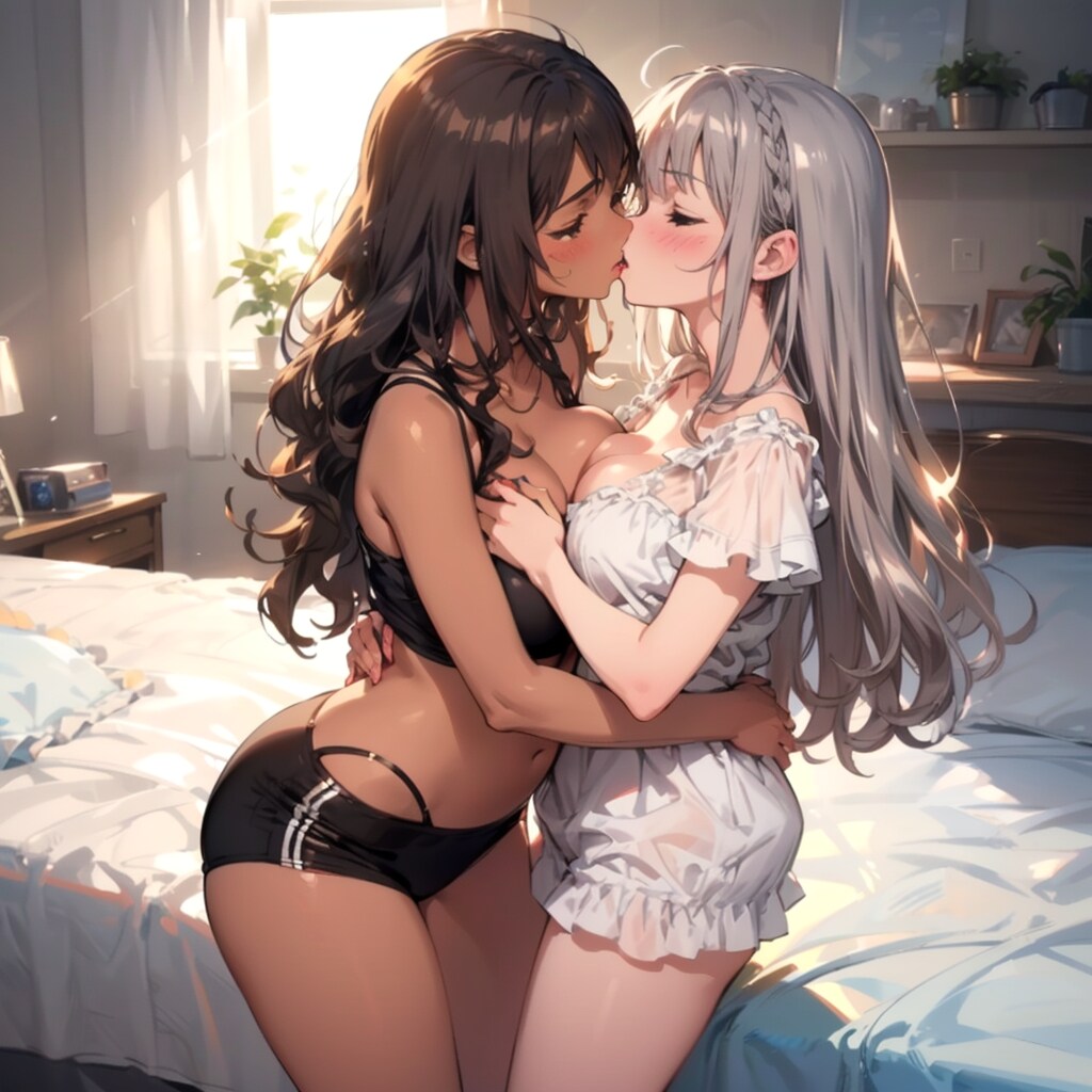 朝からちゅっちゅする百合