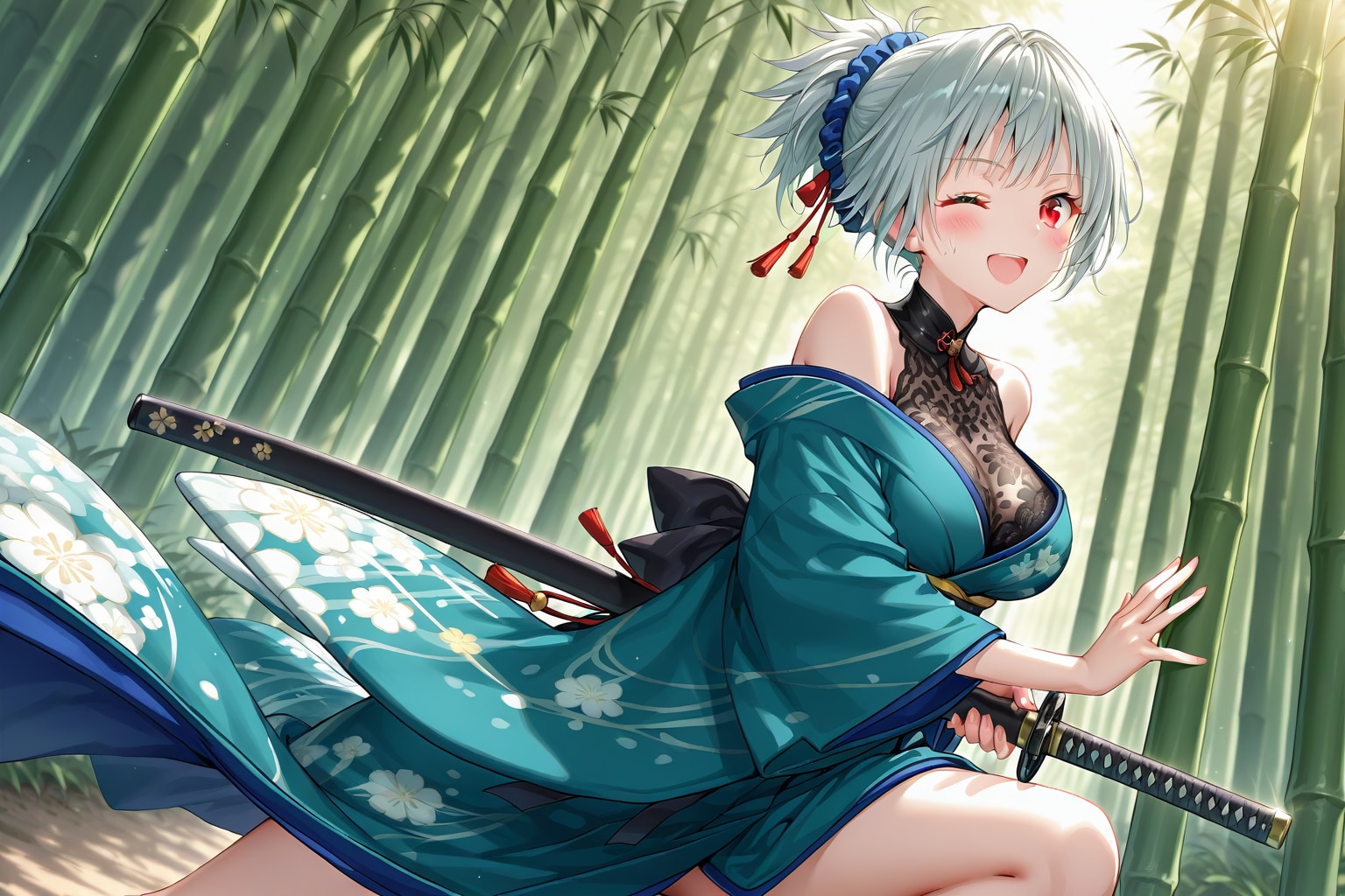 抜刀の達人雛菊ちゃん | の人気AIイラスト・グラビア