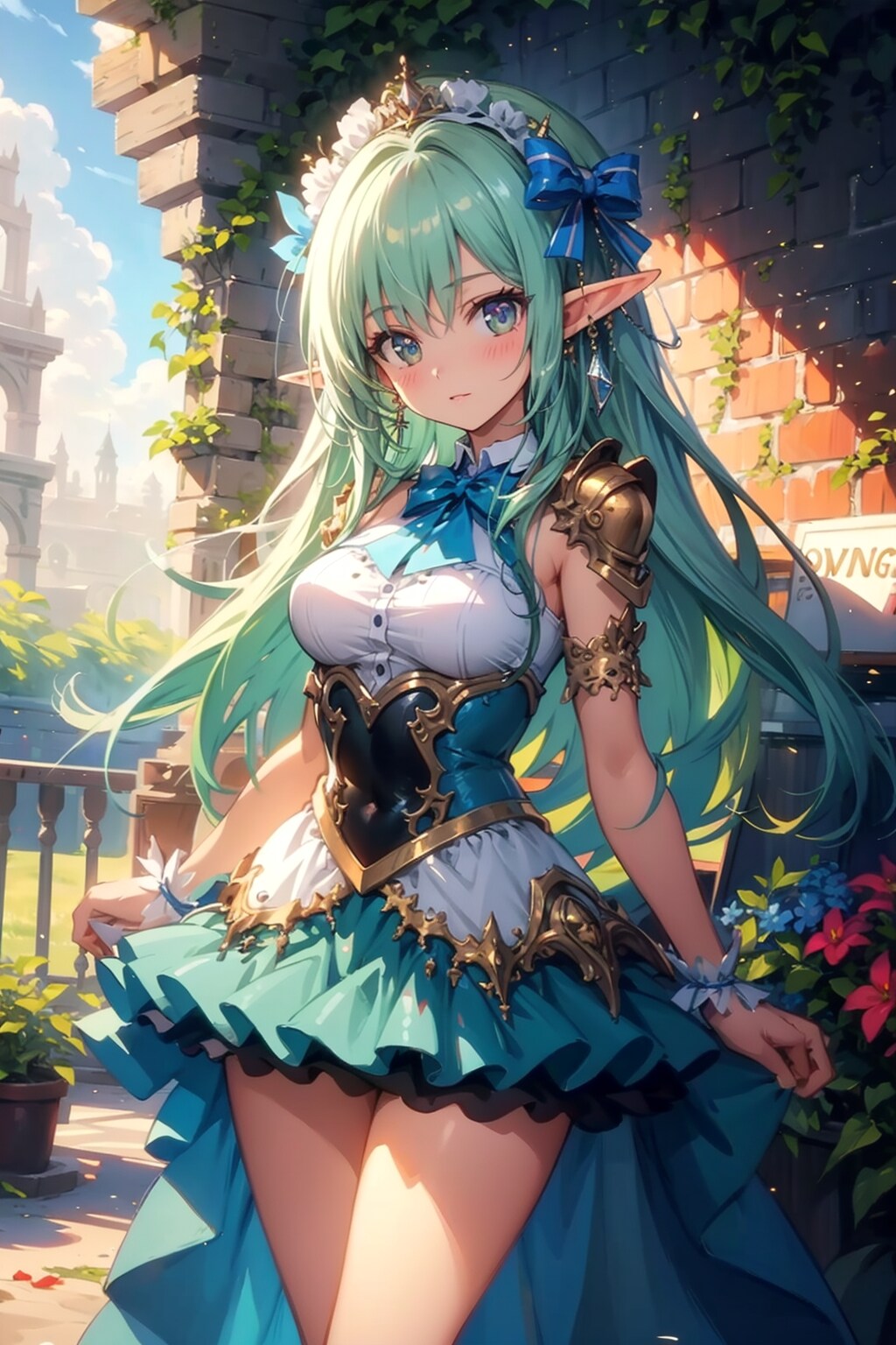 エルフの冒険者 | の人気AIイラスト・グラビア