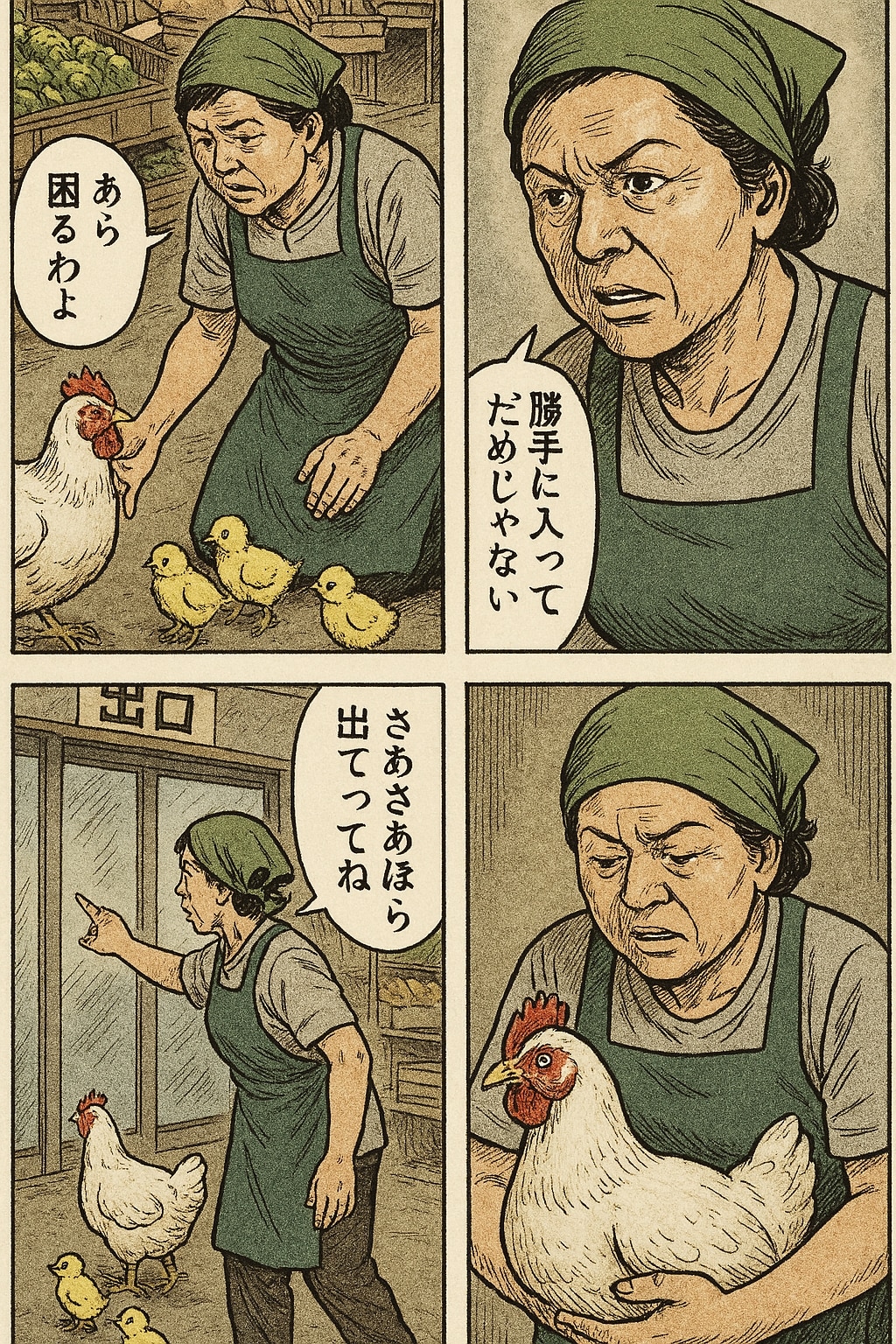 ニワトリの対処法