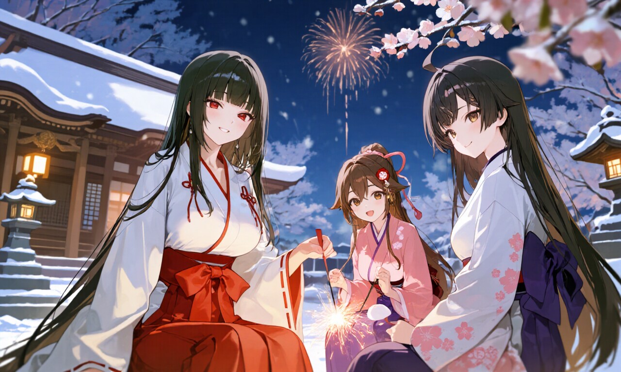 花火女子達　冬