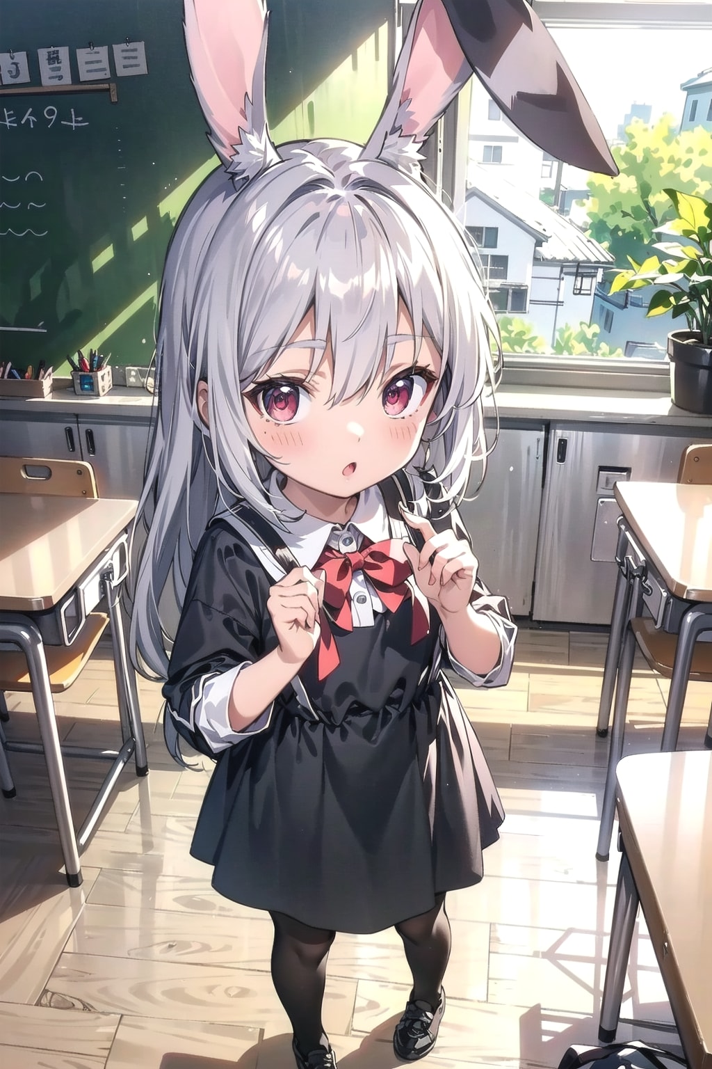 むぅ⋯次は何するのでしゅ❓🐰