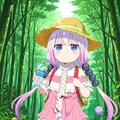 小林さんちのメイドラゴン　カンナ　新緑の日当たりの良い森の小道、涼しい風、！　🐲 5枚目