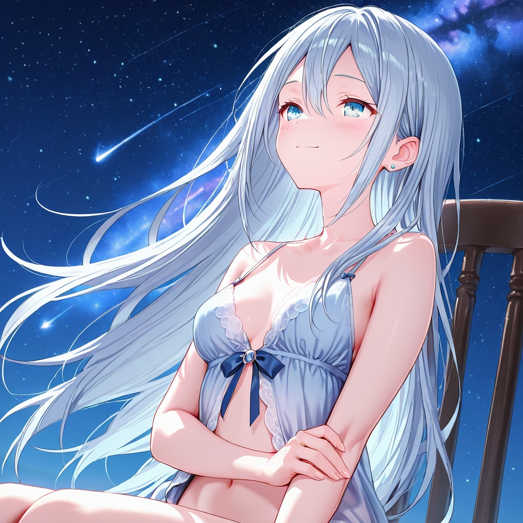 星空を見上げるくすぐり奴隷奏