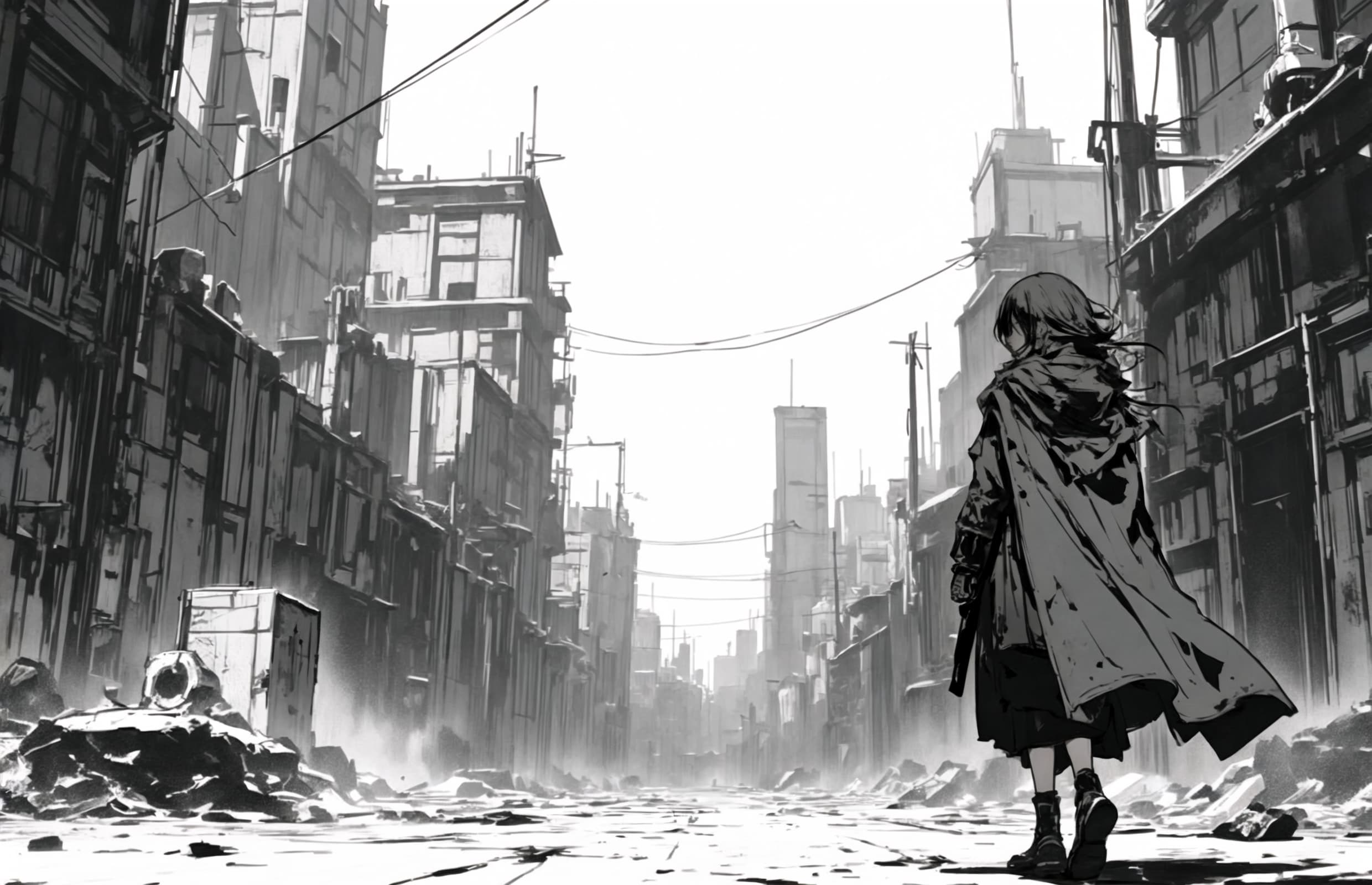 灰の町 | の人気AIイラスト・グラビア