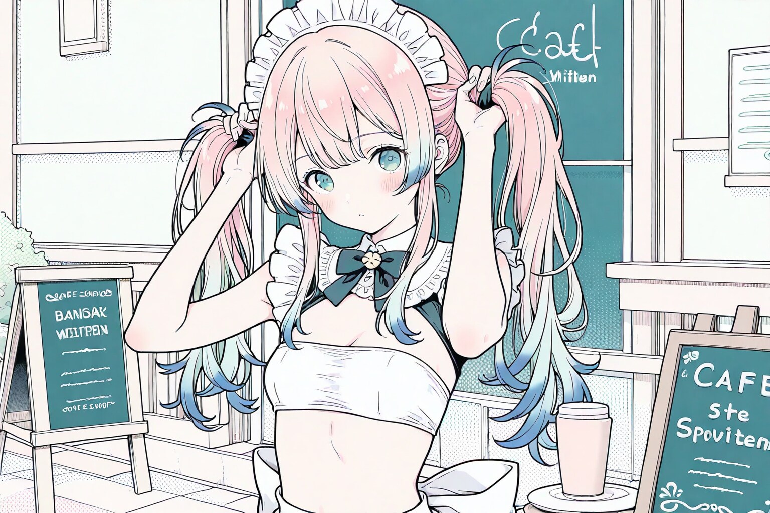 ウチのお店にいらっしゃいニャン！ | の人気AIイラスト・グラビア