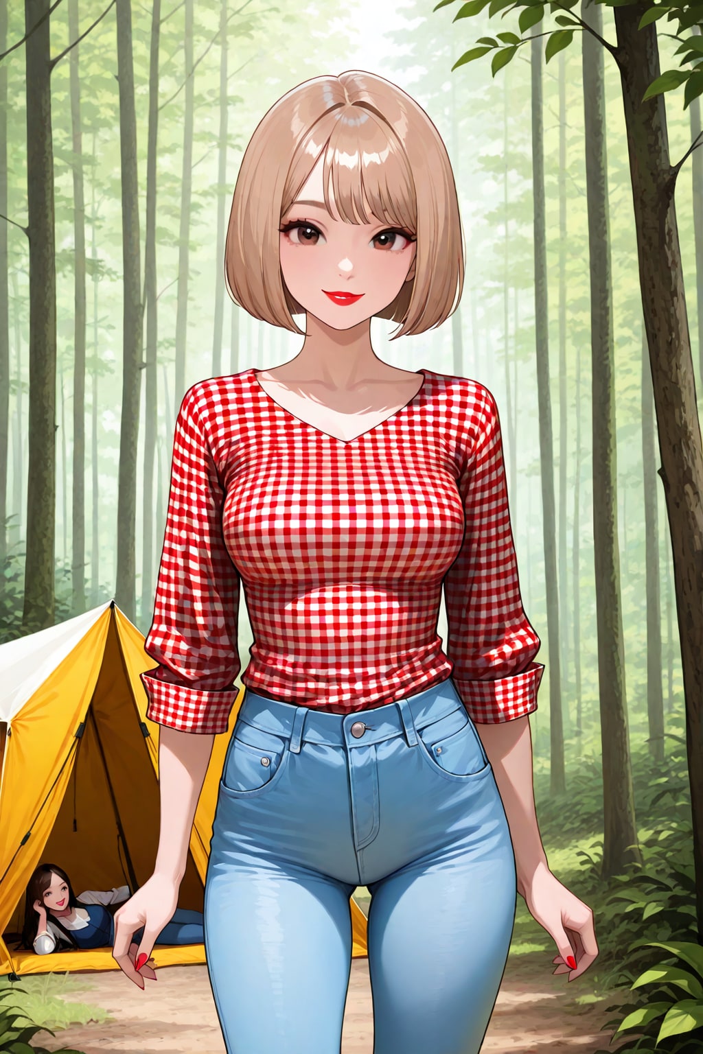 キャンプにやってきた♪