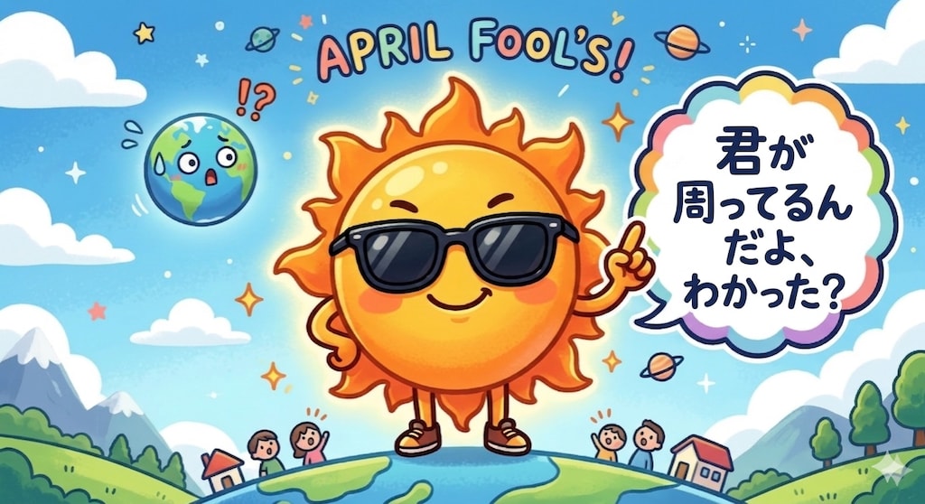 エイプリルフールのネタばらし