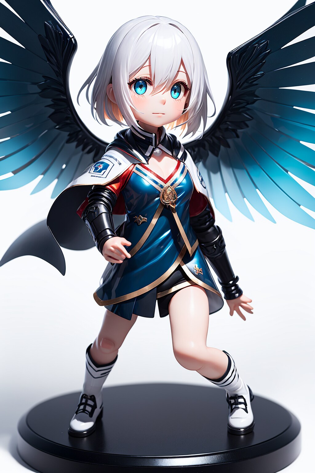 アニメキャラのフィギュア写真風