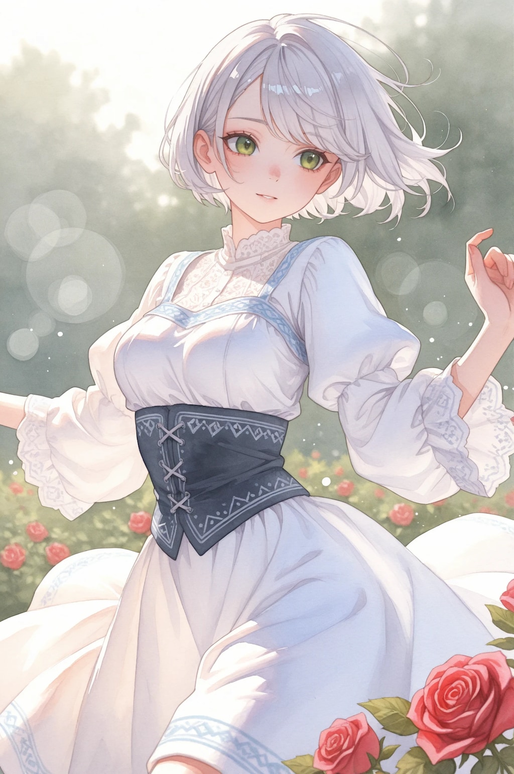 薔薇と舞う