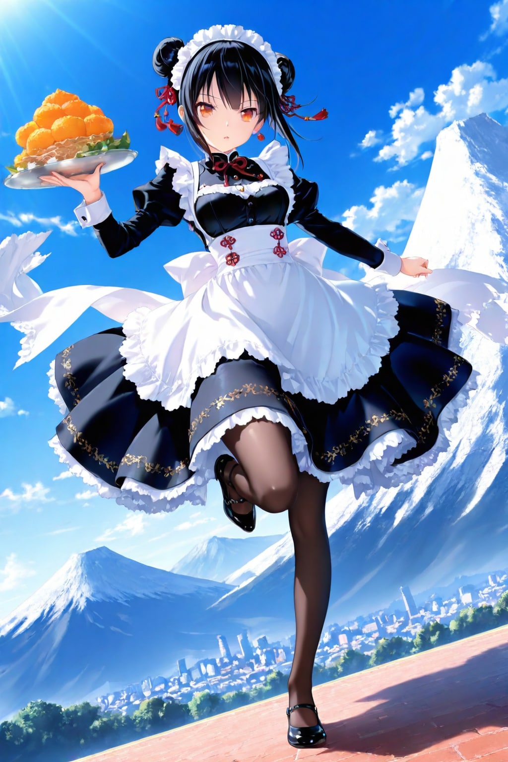 給仕のチャイナメイド