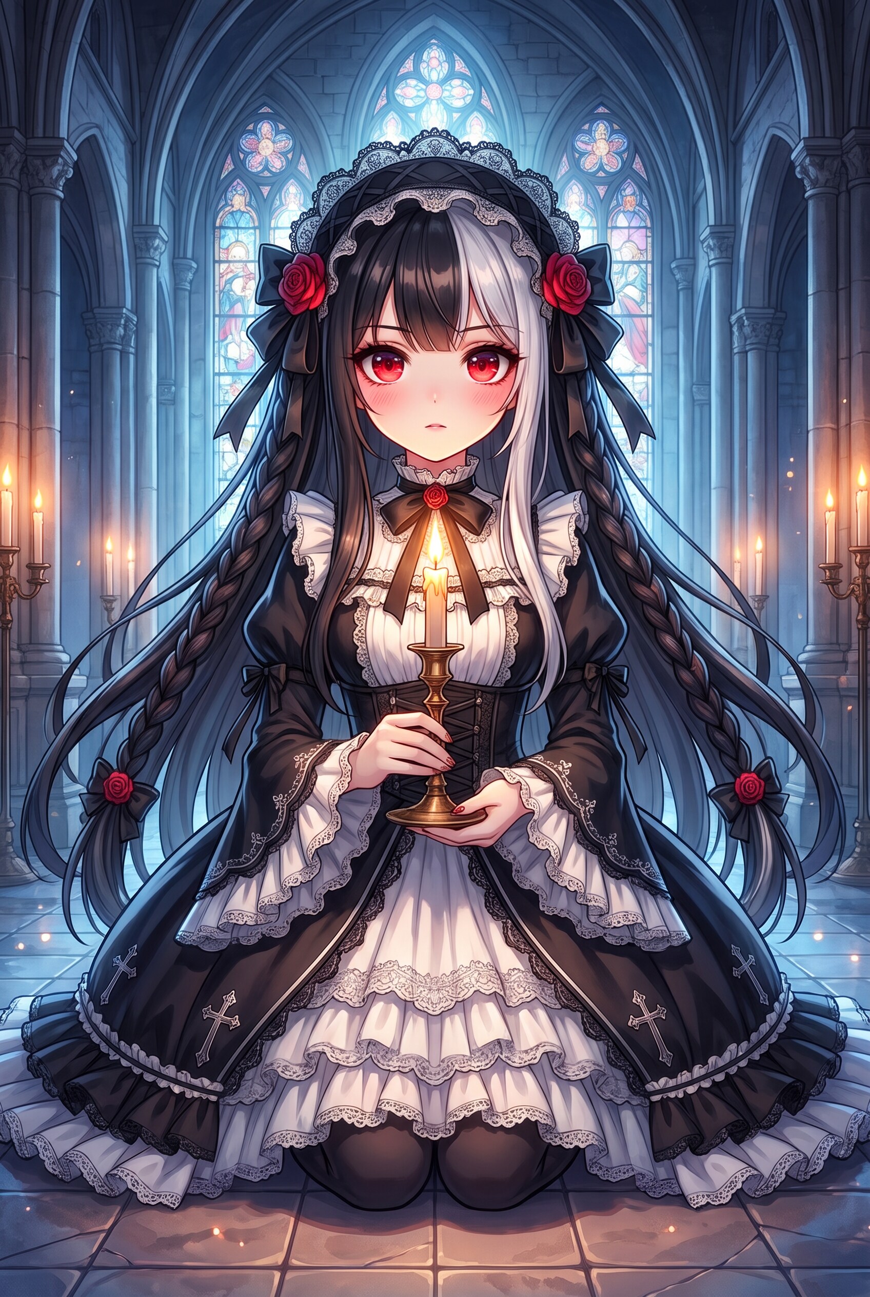 燭影黒薔薇聖堂 | の人気AIイラスト・グラビア
