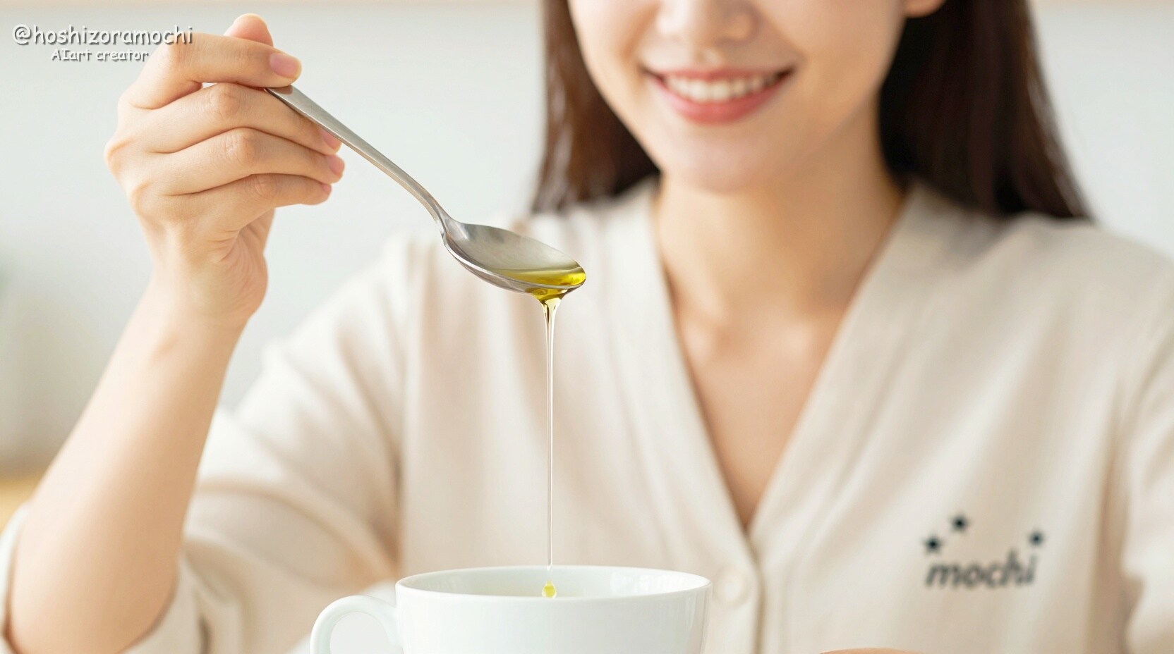 黄金色のはちみつ、とろとろすぎる✨