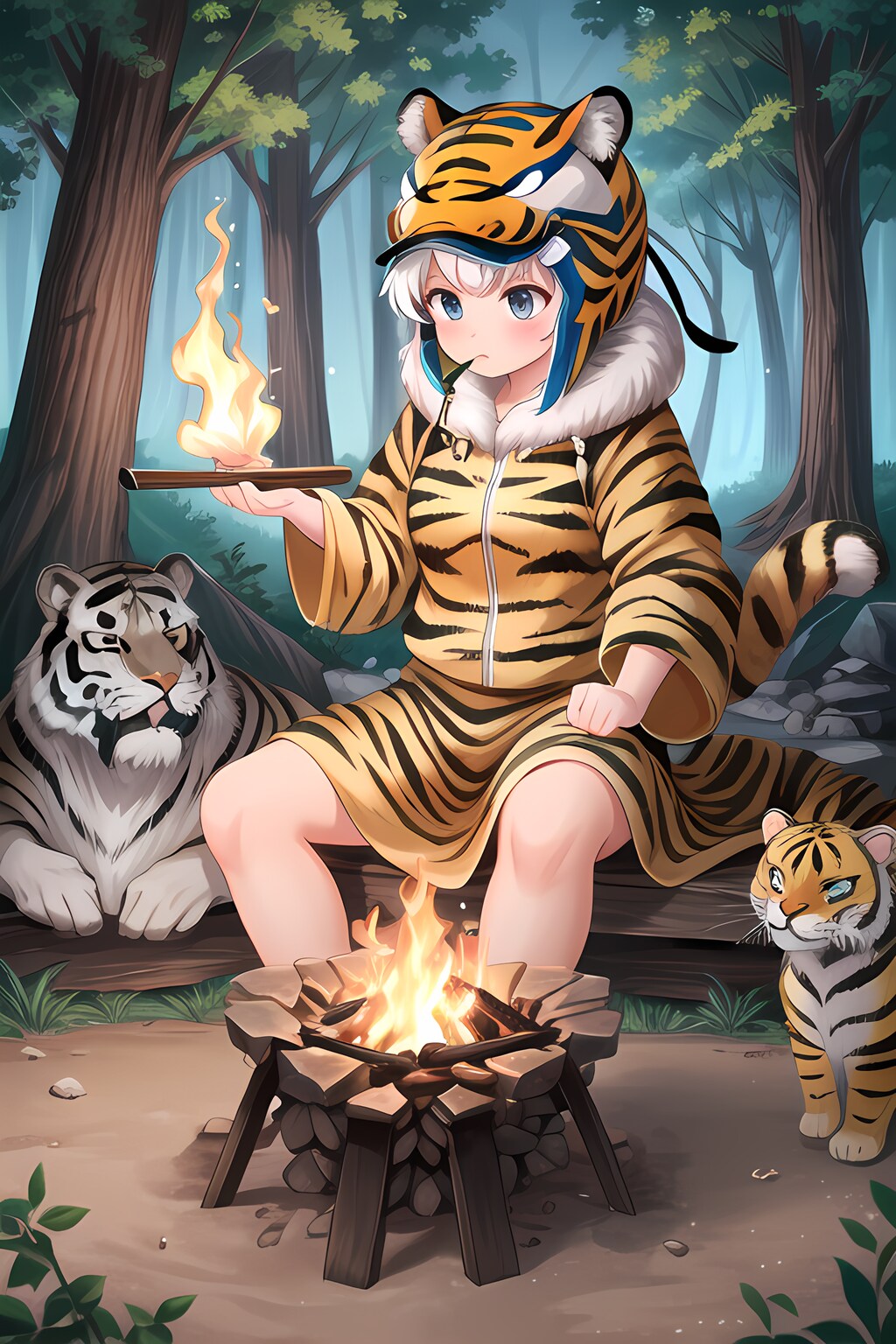 キミら火、こわないん？