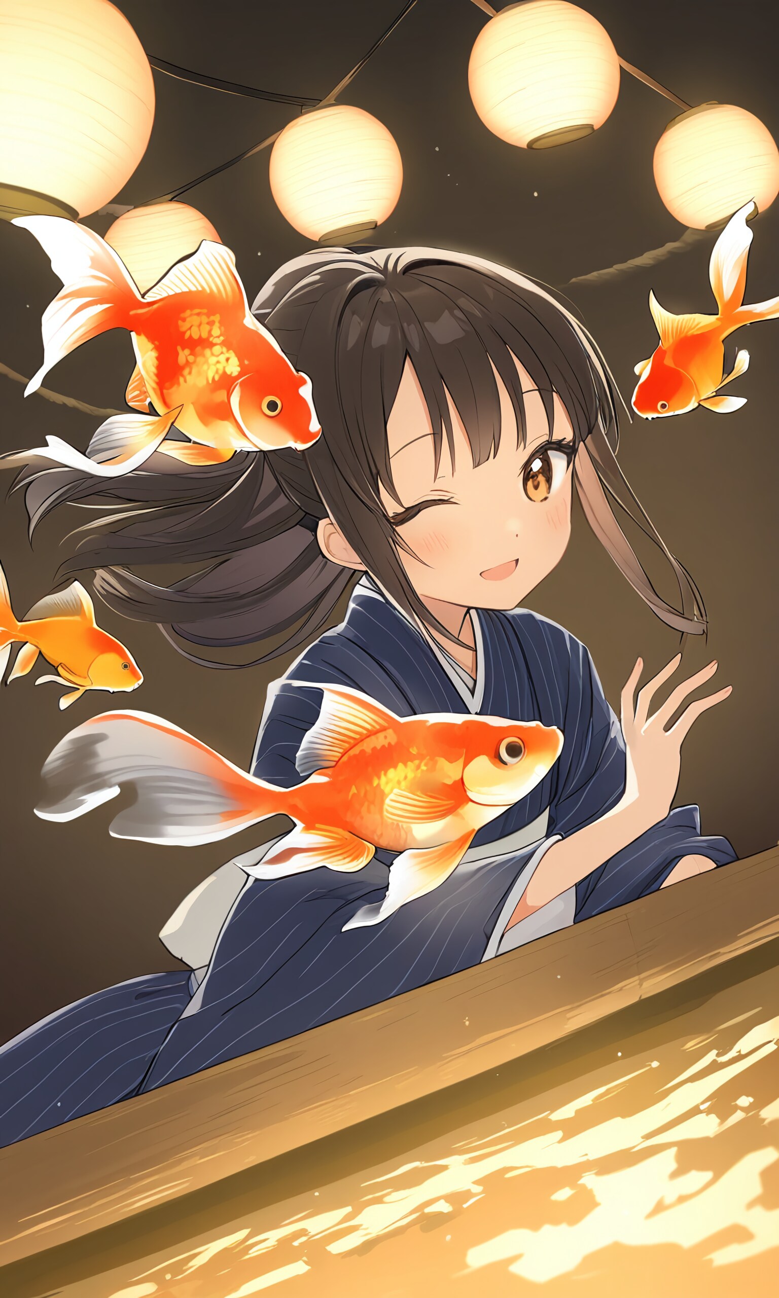 元気なきんぎょ | の人気AIイラスト・グラビア