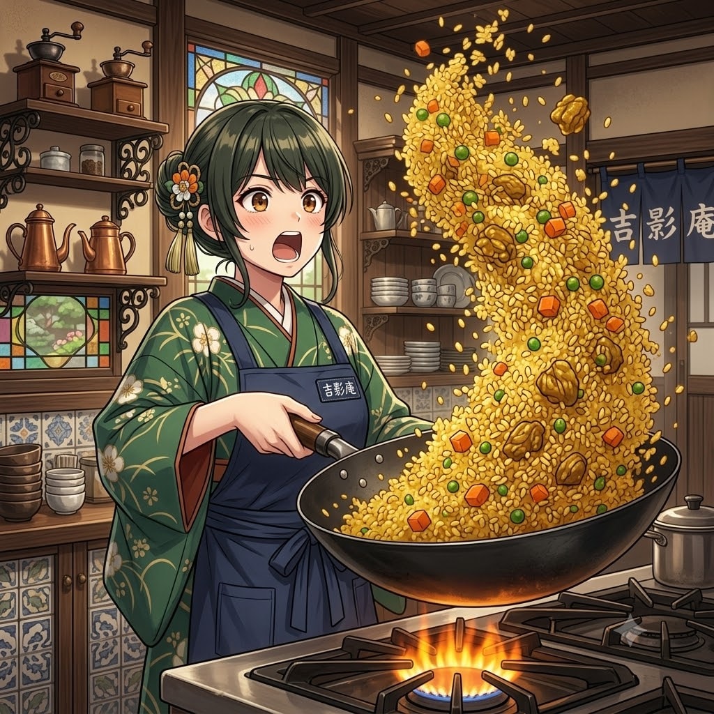 大正浪漫な厨房だよBONSAIちゃん