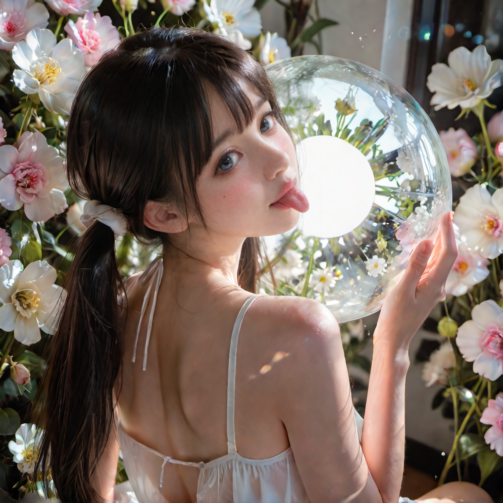 華のある風景