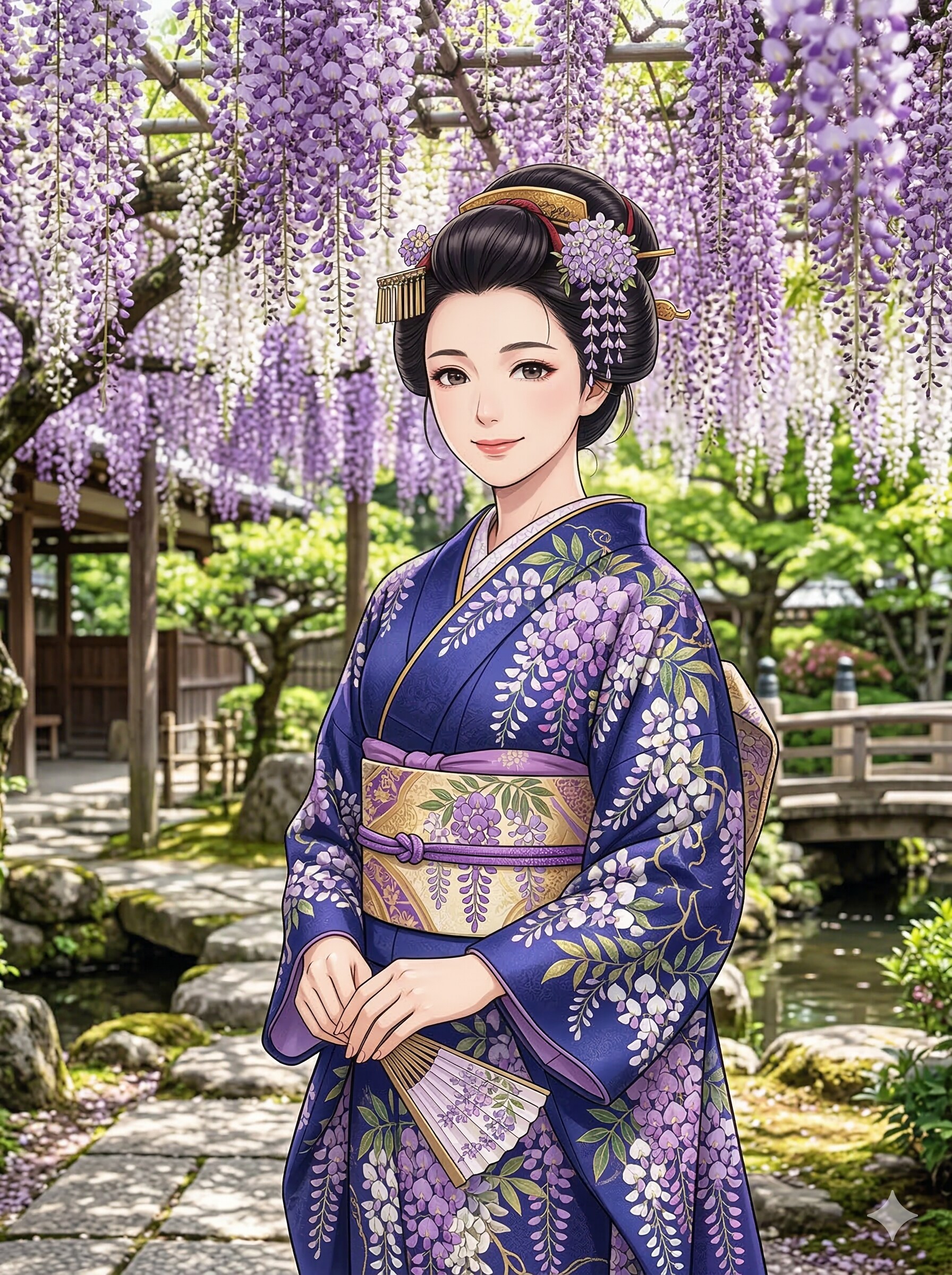 藤柄の女性 | の人気AIイラスト・グラビア