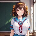 涼宮ハルヒの憂鬱　涼宮ハルヒ　っぽい　１ 3枚目