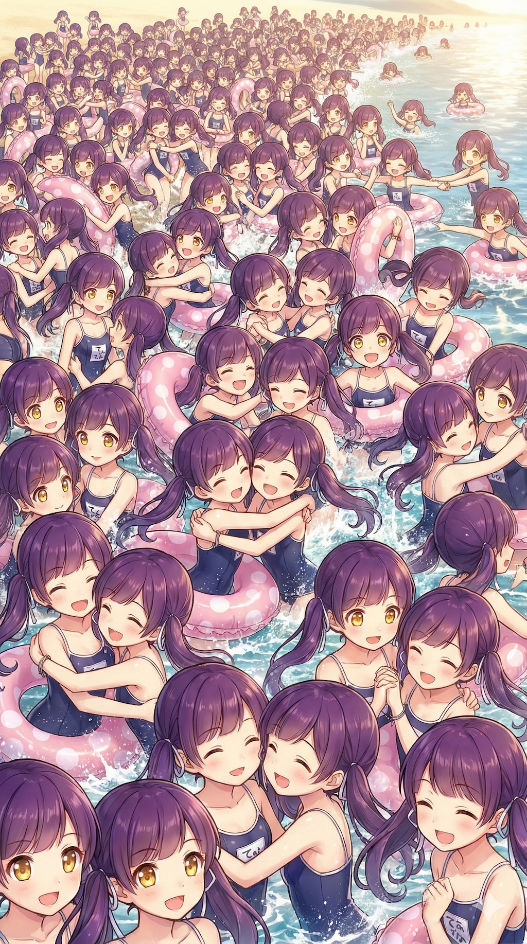 Geminiで出力できた嫁分身/増殖娘2