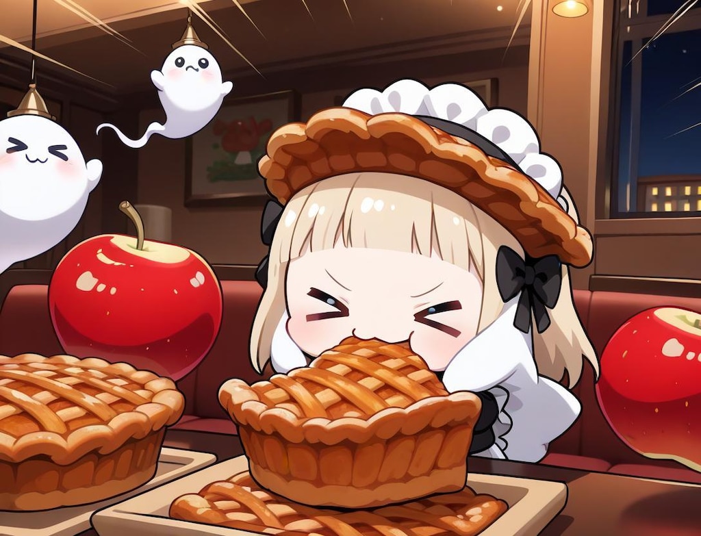 林檎の怪異強し…🍎(>ω<; )💦👻💦