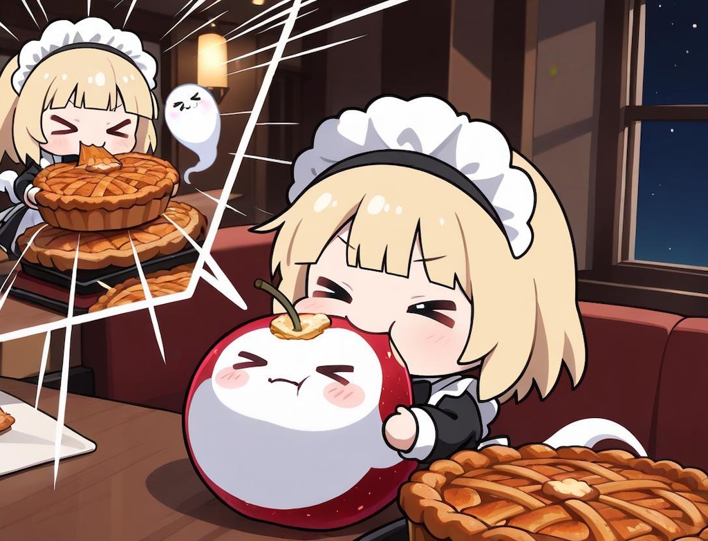 林檎の怪異強し…🍎(>ω<; )💦👻💦