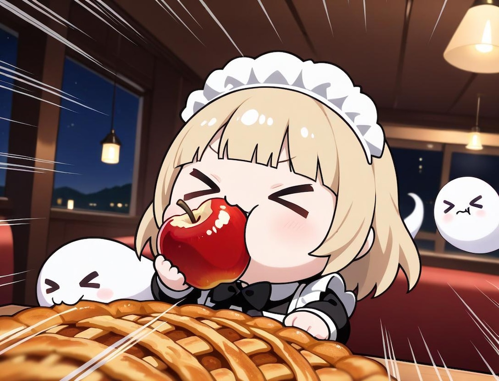 林檎の怪異強し…🍎(>ω<; )💦👻💦