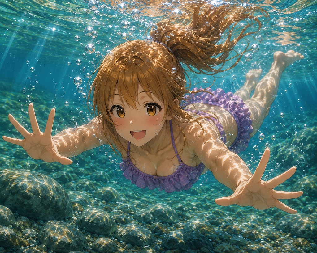 澪（みお）ちゃん家族　みんなで川にキャンプ