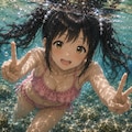 澪（みお）ちゃん家族　みんなで川にキャンプ 3枚目