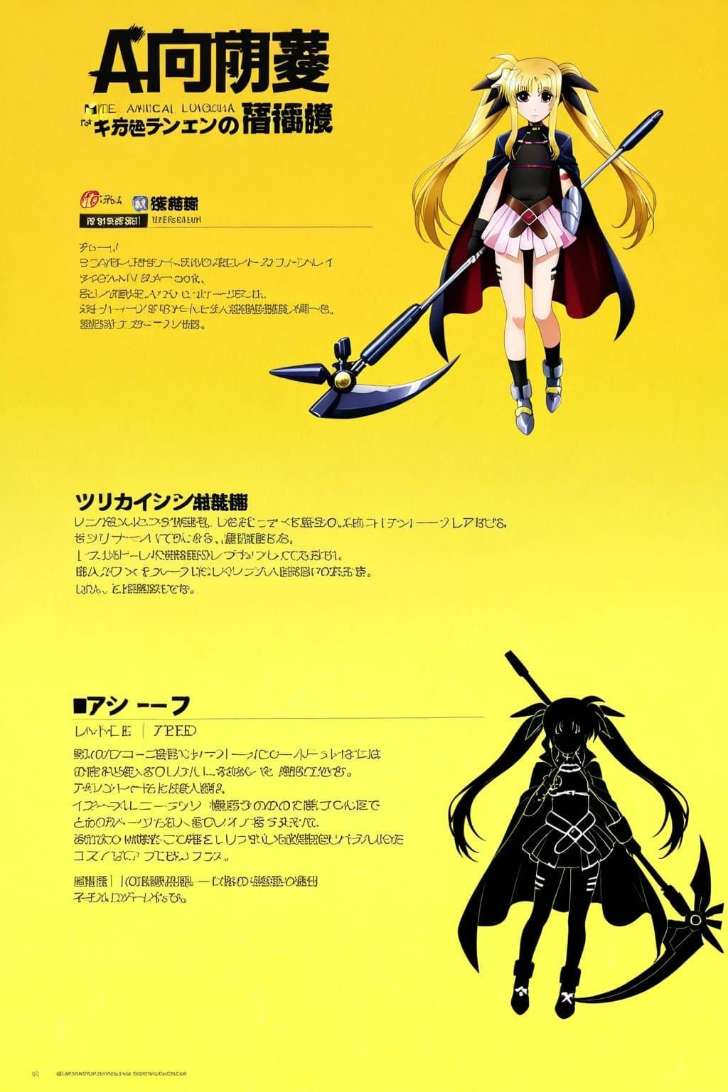 フェイト➡　私の説明書きだね