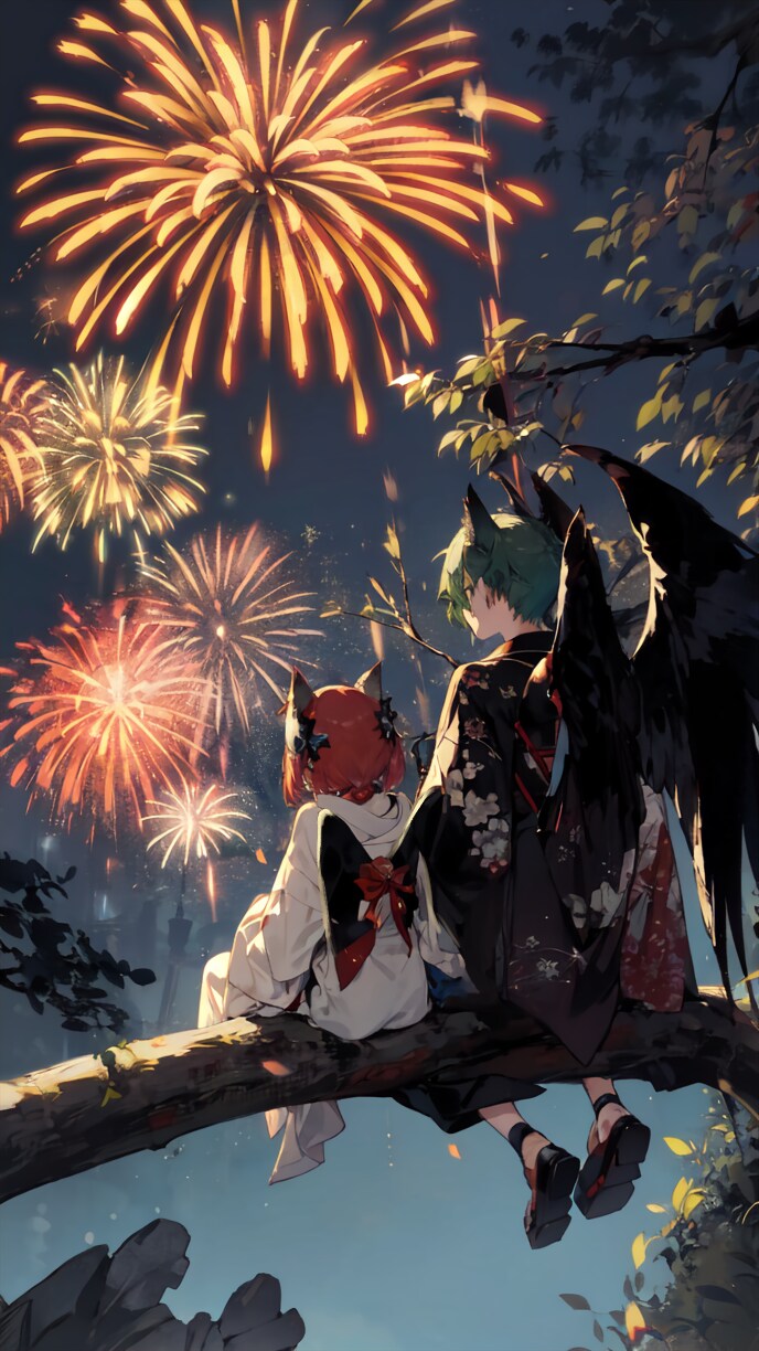 祝福の夜空
