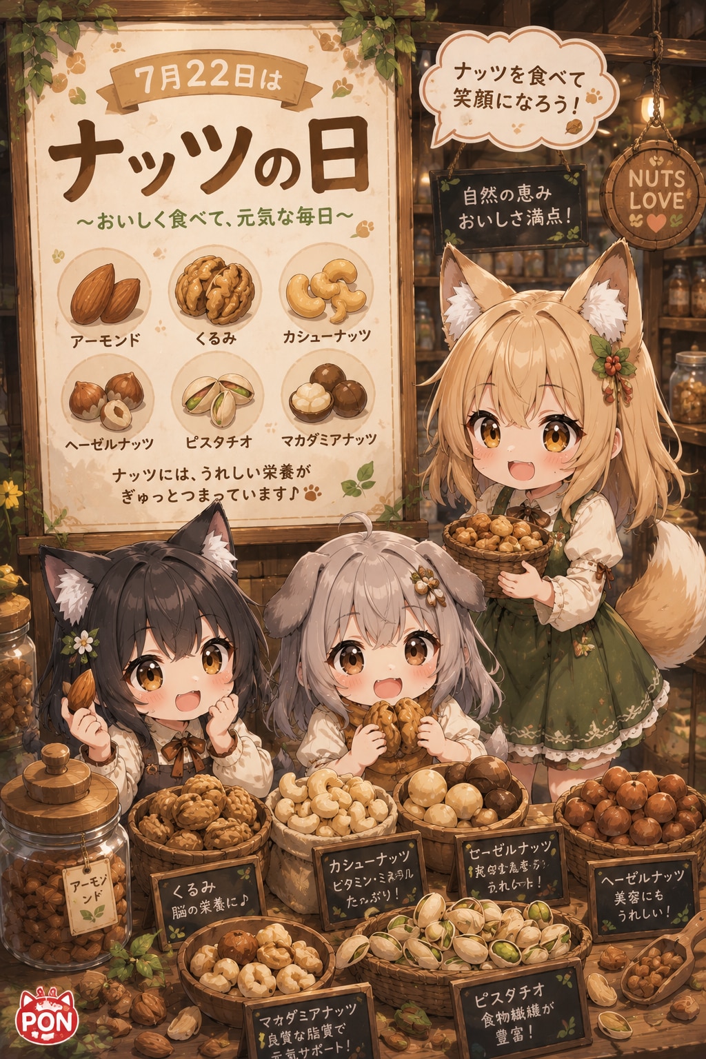 7月22日、ナッツの日
