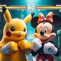 ピカチュウ　VS　ミッキーマウス 3枚目