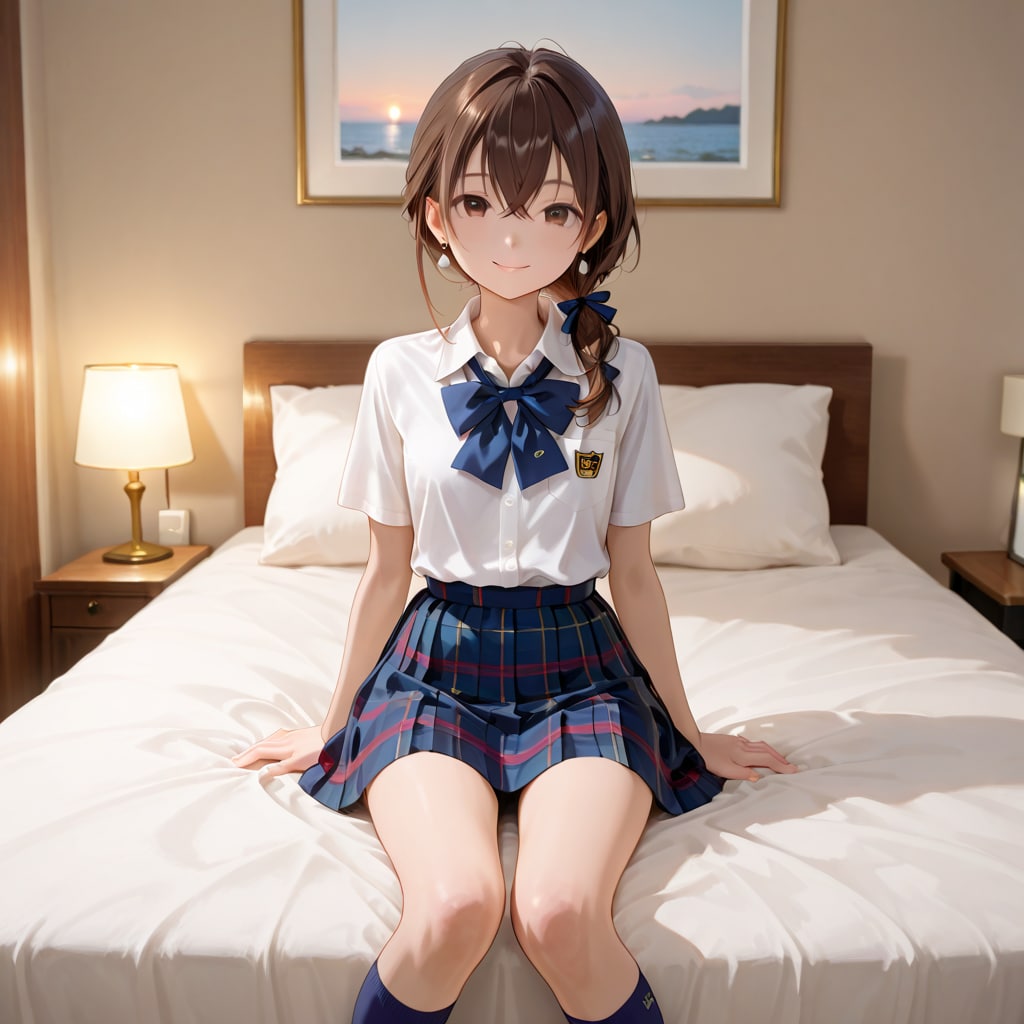 歩美 Summer School Uniform (18)