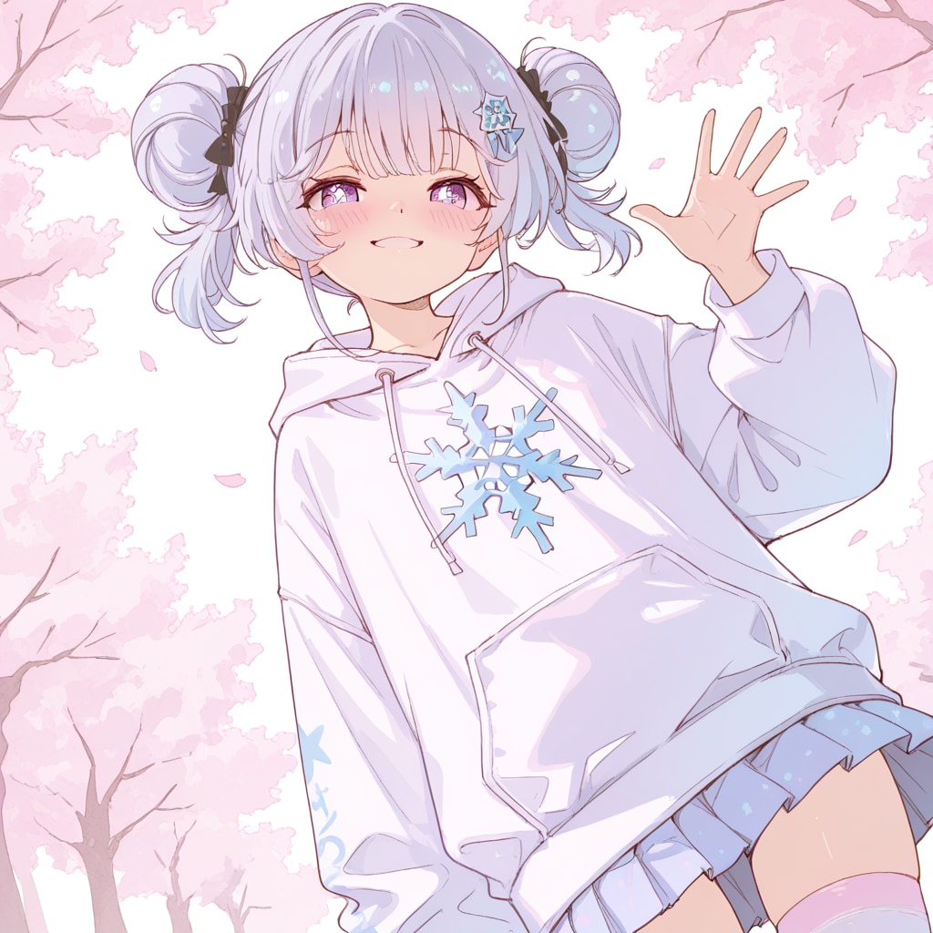 お団子ヘアー💜🍡