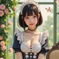 蝶＋メイド１ 2枚目