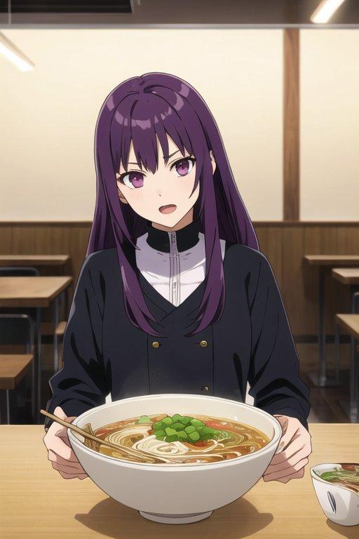 大学食堂のラーメン