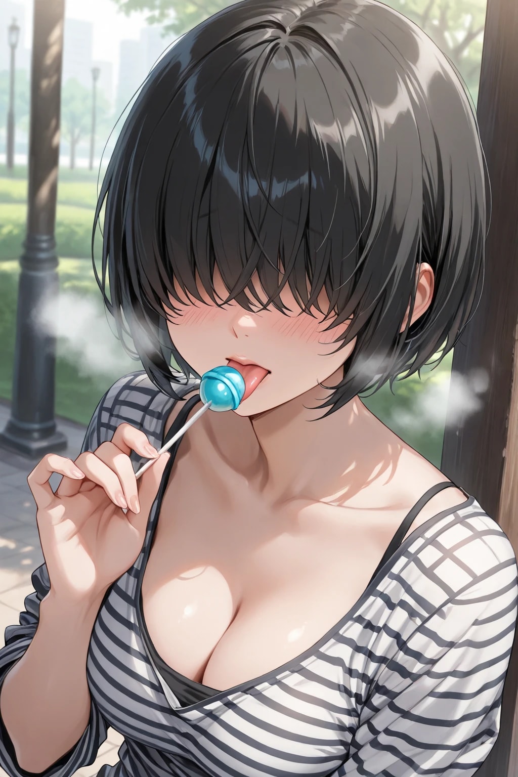 目隠れちゃん