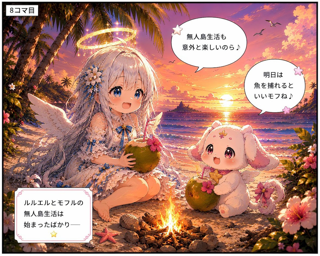 ルルエルとモフルの無人島日記Ⅰ