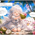 ルルエルとモフルの無人島日記Ⅰ 8枚目