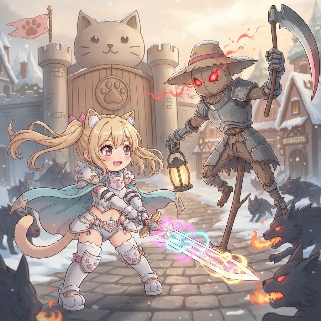 金ツイにゃん。猫騎士