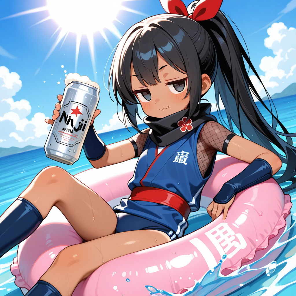 今日は水練の修行でござる！！