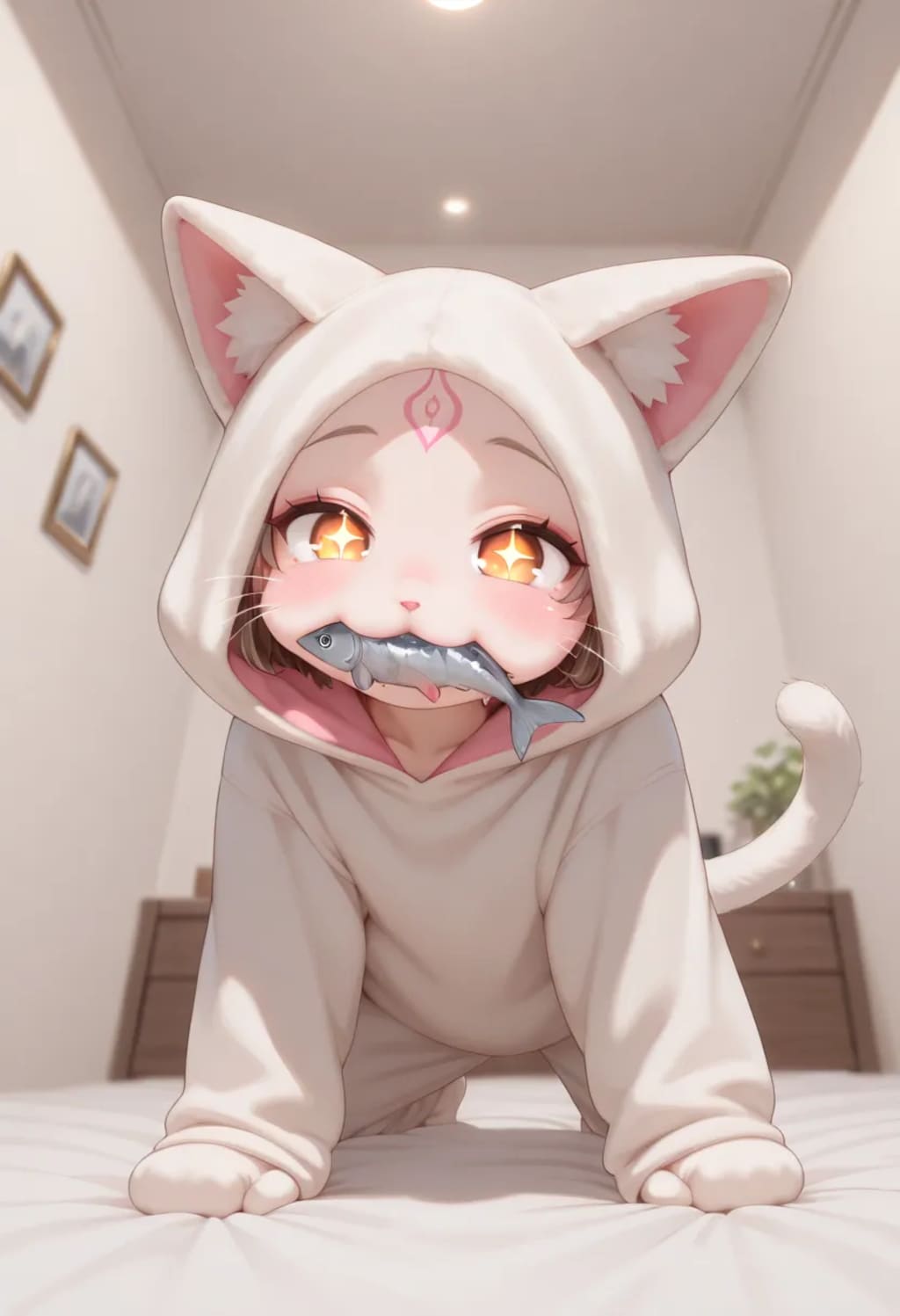 猫耳と言えばお魚ｗ