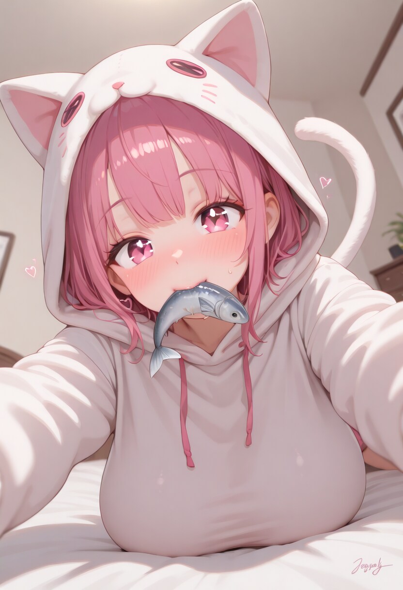 猫耳と言えばお魚ｗ
