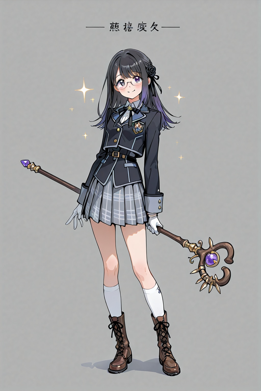 魔法少女の設定画的なもの