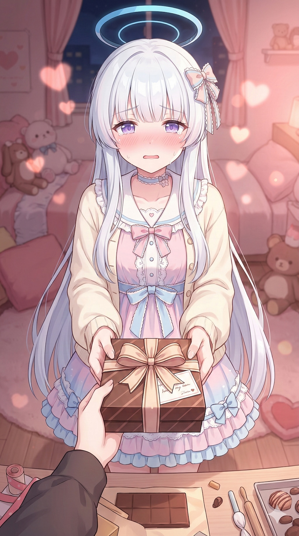 【過去絵】2/14 バレンタインデーイラスト(ブルアカ)